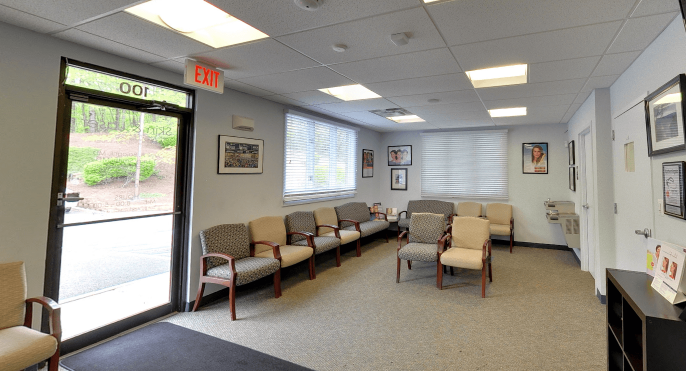 Waiting room at Skin & Laser Dermatology Center in Woodbridge, Virginia